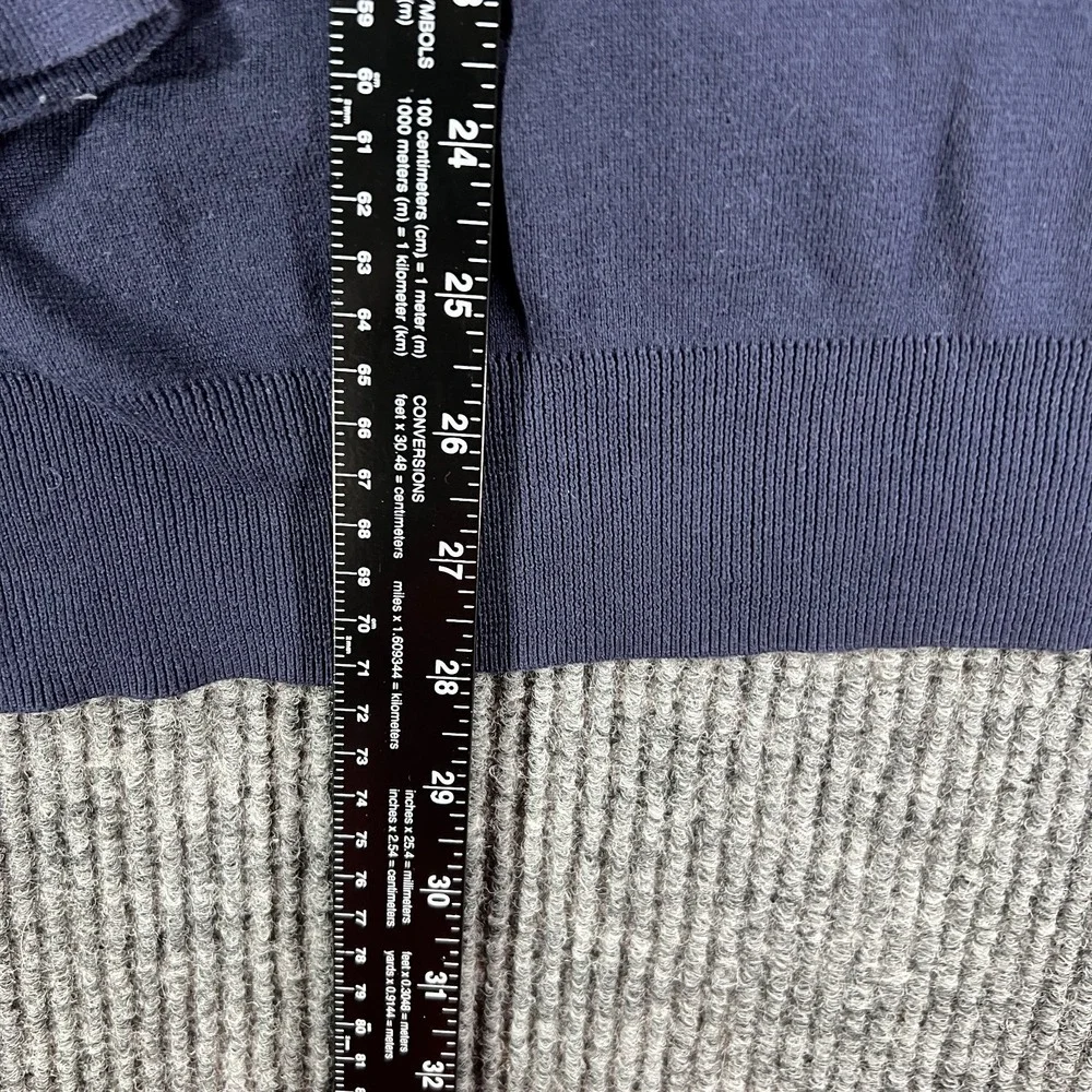 Polo Ralph Lauren Sweater Mens XL Extra Large Blue Long Sleeve V Neck Knit